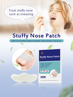 Ventes chaudes Nouvelle conception Patch nasal pour adultes en hydrogel blanc au menthol pour le sommeil, soulagement de la congestion nasale, composition naturelle, extrait à base de plantes