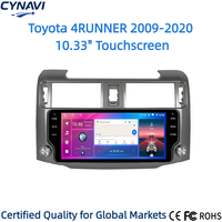Autoradio spécifique au véhicule pour Toyota 4 Runner 2010-2019, écran QLED 10,33'', CarPlay sans fil, Android Auto, unité principale Android