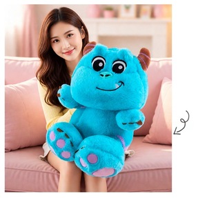Muñeco de Peluche de Alta Calidad de Sullivan de Monsters University con Pelo Azul, Varios Tamaños, Lote de Muñecos de Peluche - Product Image 3
