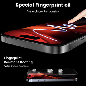 Protection d'écran incassable pour téléphones mobiles Samsung et iPhone 17, 16, 14, 15, 13, 12, 11, 10, XR, Pro Max – Verre trempé HD 9H <span class=keywords><strong>6D</strong></span> 2.5D - Product Image 2
