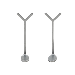 Y-Shaped Metal Nail Art Dotting Tool Heart-Shaped Cat Eye Auxiliary For Gel Polish Application - Product Image 1