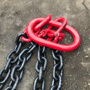<span class=keywords><strong>Chaîne</strong></span> <span class=keywords><strong>de</strong></span> <span class=keywords><strong>levage</strong></span> à 4 brins avec crochets, grade 80, pour pont roulant, garantie à vie - Product Image 4