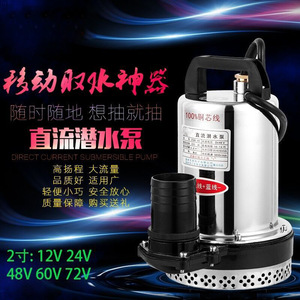 Dc Submersible Pump 2 In 12V 24V 48V 60V 72V For Electric Vehicle And Household Use - Product Image 1