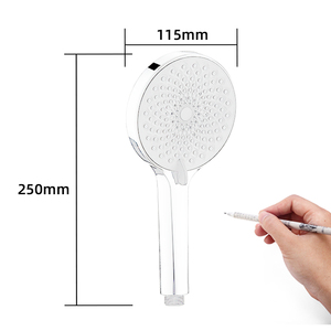 Leelongs Full Chrome 6 Functions ABS Hand <strong>Shower</strong> <strong>Head</strong> Set With Self-adhesive Sticker Holder <strong>and</strong> 1.5m SS <strong>Shower</strong> <strong>Hose</strong> - Product Image 3