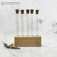 Pemegang tabung tes kayu mewah untuk penggunaan Spa atau Lab