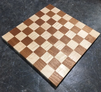 Jeu d'échecs d'échiquier pliant en bois de haute qualité personnalisé avec boîte de couleur basée sur des dessins d'usine