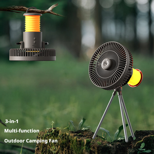Đa-Chức Năng 3-Trong-1 <span class=keywords><strong>Fan</strong></span> Gấp Quạt Trần & Đèn Chùm 10000MAh USB Powered 3-Tốc Độ Mini Xách Tay Khách Sạn Sử Dụng Cho Cắm Trại - Product Image 2