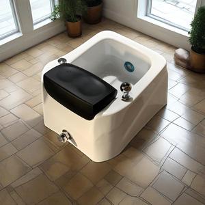 <b>White</b> <b>Acrylic</b> Pedicure Basin Foot Spa Wash Basin Massage Foot Sink for Salon and Home Use - Product Image 6