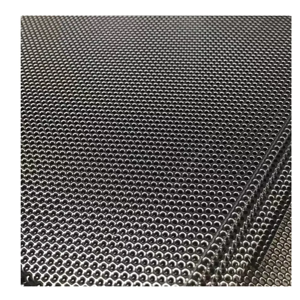 De Metal negro perforación/perforado de la hoja de Metal/Panel de pantalla para Metal rejilla del altavoz