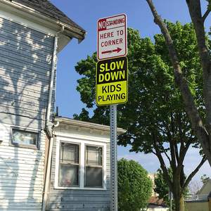 Panneaux de <span class=keywords><strong>signalisation</strong></span> routière réfléchissants Panneaux de sécurité <span class=keywords><strong>Panneau</strong></span> d'avertissement en aluminium personnalisé - Product Image 6