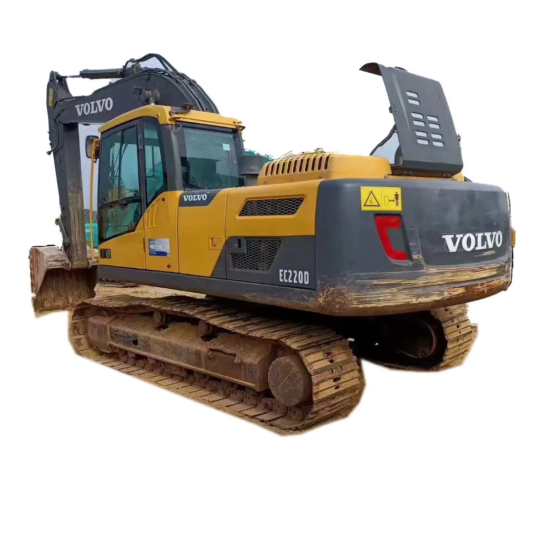 Kullanılan VOLVO ec220 22 ton orta ekskavatör kazıcı EC210B EC210C EC210CL EC220D EC220E EC220DL EC210LC escavatore kazma ekskavatör