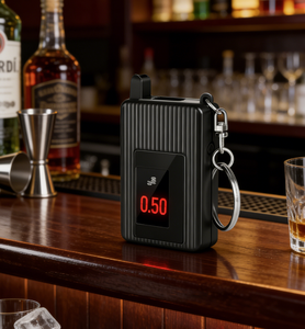 Alcootest haute précision, testeur d'alcool portable certifié CE FCC pour voiture et bar - Product Image 1