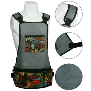 कलाकार पॉलिएस्टर पेंटिंग एप्रन काम कमर बैग बनियान समायोज्य महिलाओं पुरुषों बागवानी एप्रन - Product Image 3