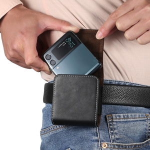 Designed for folding smartphones PU leather Luxury mobile phone bags & cases for Samsung Z