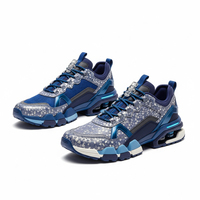 Chaussures de course pour filles en cuir PU imprimé effet pierre, en microfibre, écologiques et respirantes, pour accessoires