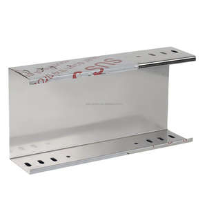 304/201 in acciaio inossidabile vassoi per cavi in lega di alluminio in metallo tipo trogolo cavo Trunking industriale commerciale durevole - Product Image 2