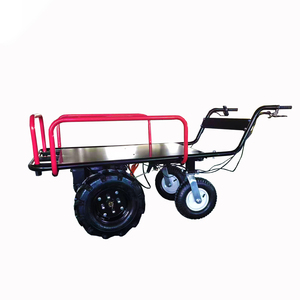 工业电动4轮金属货物手推车户外花园自卸车重型带OEM定制支持 - Product Image 2