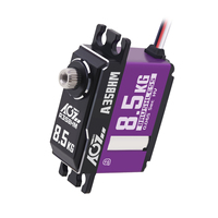 Servomoteur brushless programmable HV de taille moyenne AGFRC A35BHM haute vitesse 0,065 sec 8,5 kg avec engrenages en titane pour avion RC