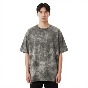 T-shirt décontracté de haute qualité pour hommes, coupe ample, style streetwear, pour le quotidien, impression DTF, logo personnalisé, t-shirt tendance pour homme - Product Image 1