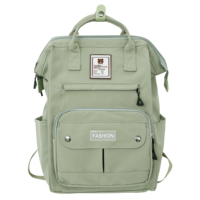 Mochila Unisex de Nailon para Secundaria, de Alta Gama, Transpirable, Impermeable, Antirrobo, con Cierre de Cremallera Resistente
