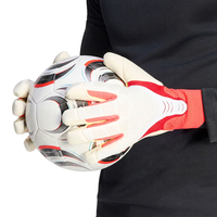Gants de gardien de but de football professionnels en latex de 4 mm, pour l'entraînement, OEM ODM, logo personnalisé, couleur personnalisée, MOQ 10 paires