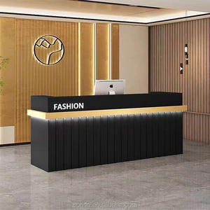 Mini pequeño pago en efectivo peluquería <span class=keywords><strong>barata</strong></span> TAMAÑO DE Hotel peluquería para tienda minorista exhibición redonda de pie Escritorio de recepción - Product Image 1