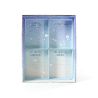 Ensemble de journal pour bébé avec impression personnalisée, premier annuaire mensuel de croissance, spirale, souvenir, carnet de souvenirs, carnet de bébé, journal de bébé