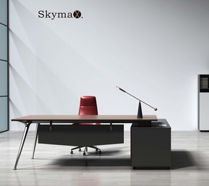 Bàn văn phòng phối hợp UR de Bureau Tout En Un bàn văn phòng hiện đại sang trọng MFC bàn điều hành hình chữ L Quản Lý Mới Bàn CEO - Product Image 1