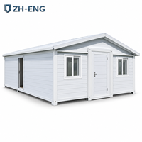 Maison conteneur pliable spacieuse pour résidence modulaire, bureau ou salle de classe