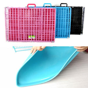 Jaula y Transportadora Plegable para Perros de Doble Puerta, Diseño Moderno y Simple, Ecológica, de Alta Calidad, con Bandeja de Plástico y Marco de Acero Inoxidable, Diseño Impermeable - Product Image 2