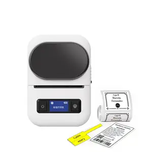 1 Sample ok Portable label printer Mobile connection impresora portatil 50mm Label Printers for super market price tag printing