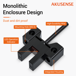 مستشعر كهروضوئي للبيع بالجملة جهاز استشعار بفتحة مستوى الشوكة مع 5 بتقنية كشف زاوية حثي بالليزر LED بالأشعة تحت الحمراء - Product Image 6