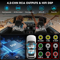 Grandnavi 2din 7 pouces Mp5, Carplay sans fil, Android Auto, écran tactile, caméra 720 AHD, caisson de basses, FM AM, Mirrorlink pour Toyota Honda