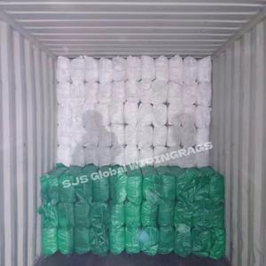 Trapos de Algodón 100% Blancos para Uso Industrial en Talleres, Trapos de Algodón Esterilizados para Limpieza - Product Image 1