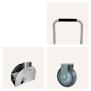 Chariot à plateforme pliable silencieux en métal robuste de 500 kg avec maille personnalisable OEM et quatre roues - Product Image 3