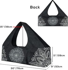 Échantillon gratuit Sac de sport de yoga rembourré à carreaux roses de haute qualité pour femmes légères Sacs de fitness personnalisés petits et moelleux imperméables - Product Image 2