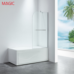 Paroi de <span class=keywords><strong>douche</strong></span> coulissante <span class=keywords><strong>pliable</strong></span> pour hôtel, design européen, en aluminium aviation, pour salle de bain - Product Image 1