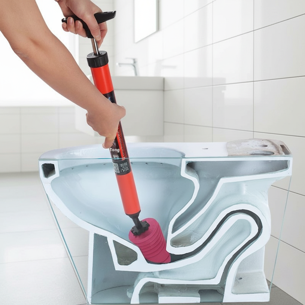 Set van 2 urinoirborstels, borstel voor urino/wc-reiniging, flexibele urinoirreinigingsborstel, smalle toiletborstel voor urinoirs, accessoires, verzorging van urinoir en kleine uitlopen, Made in