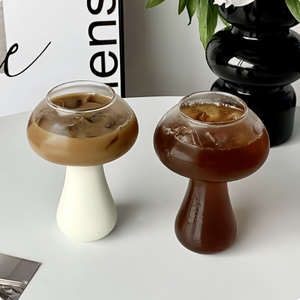 Tazas Creativas con Forma de Hongo |   Vasos Transparentes de Vidrio para Bebidas |   Específico para Fiestas en Bares KTV, Clubes y Pubs Gourmet - Product Image 2