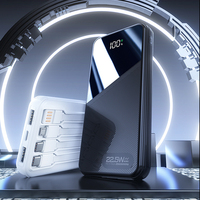 Chargeur super rapide PD22.5W 30000mAh 20000mAh Banque d'alimentation mobile universelle à affichage numérique de grande capacité