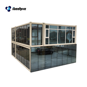 Casa contenedor de 2 pisos aislada 9x12 de acero reforzado duradero con 4 coches - Product Image 4