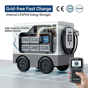 SHUOLEX Nouveau <span class=keywords><strong>chargeur</strong></span> mobile DC pour véhicules électriques certifié CE 30 kW, système de charge robotisé avec stockage de <span class=keywords><strong>batterie</strong></span> LiFePO4 intégré, interface Type 1 - Product Image 6