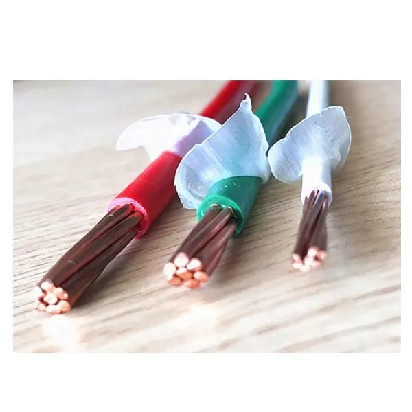Thhn/thwn tel ve elektrik kabloları naylon kablo ile naylon kapak dış ningbo fabrika en iyi tedarikçi thhn/thwn elektrik teli