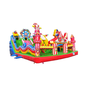 El castillo hinchable más vendido, castillo hinchable para niños, casa de rebote para colores brillantes baratos con toboganes, un castillo hinchable para ambos sexos - Product Image 1
