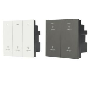 Alexa 1 2 3 4 gang thông minh chuyển đổi ánh sáng cuộc sống thông minh Wifi tường chuyển đổi màn hình cảm ứng 1 gang hộp điện với kính cường lực - Product Image 4