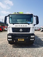 Pompe à béton mobile Zoomlion d'occasion à vendre, portée verticale/horizontale de 10 m, camions pompe à béton avec moteur en bon état