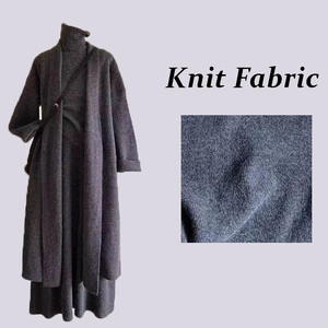 नॉट सह कॉर्ड 3 टुकड़े शीतकालीन अबाया शीर्ष इस्लेमिक कपड़ों के अंदर उच्च गर्दन के साथ सेट किया गया - Product Image 4