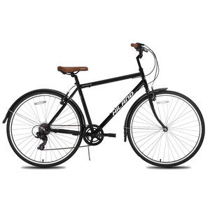 Bicyclette JOYKIE 700C à 7 vitesses, vélo de ville rétro <span class=keywords><strong>Vintage</strong></span> noir - Product Image 1