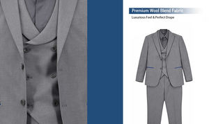 Costumes et blazers sur mesure pour hommes, vêtements de cérémonie de haute qualité, costumes de voyage pour gentleman, OEM ODM. - Product Image 3