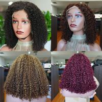 Perruque Bob en Dentelle HD Vente en Gros, 100% Cheveux Humains Vierges, Meilleure Perruque Frontale Indienne en Dentelle HD, Cheveux Humains Originaux, Perruque en Dentelle pour Femmes Cheveux Naturels